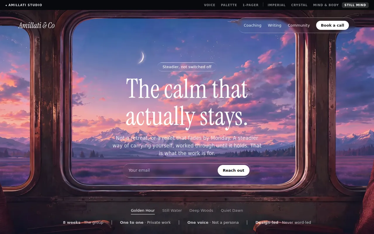 Still Mind mockup preview